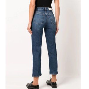 RE/DONE 70s mid-rise stove-pipe jeans Royal Fade sz 28